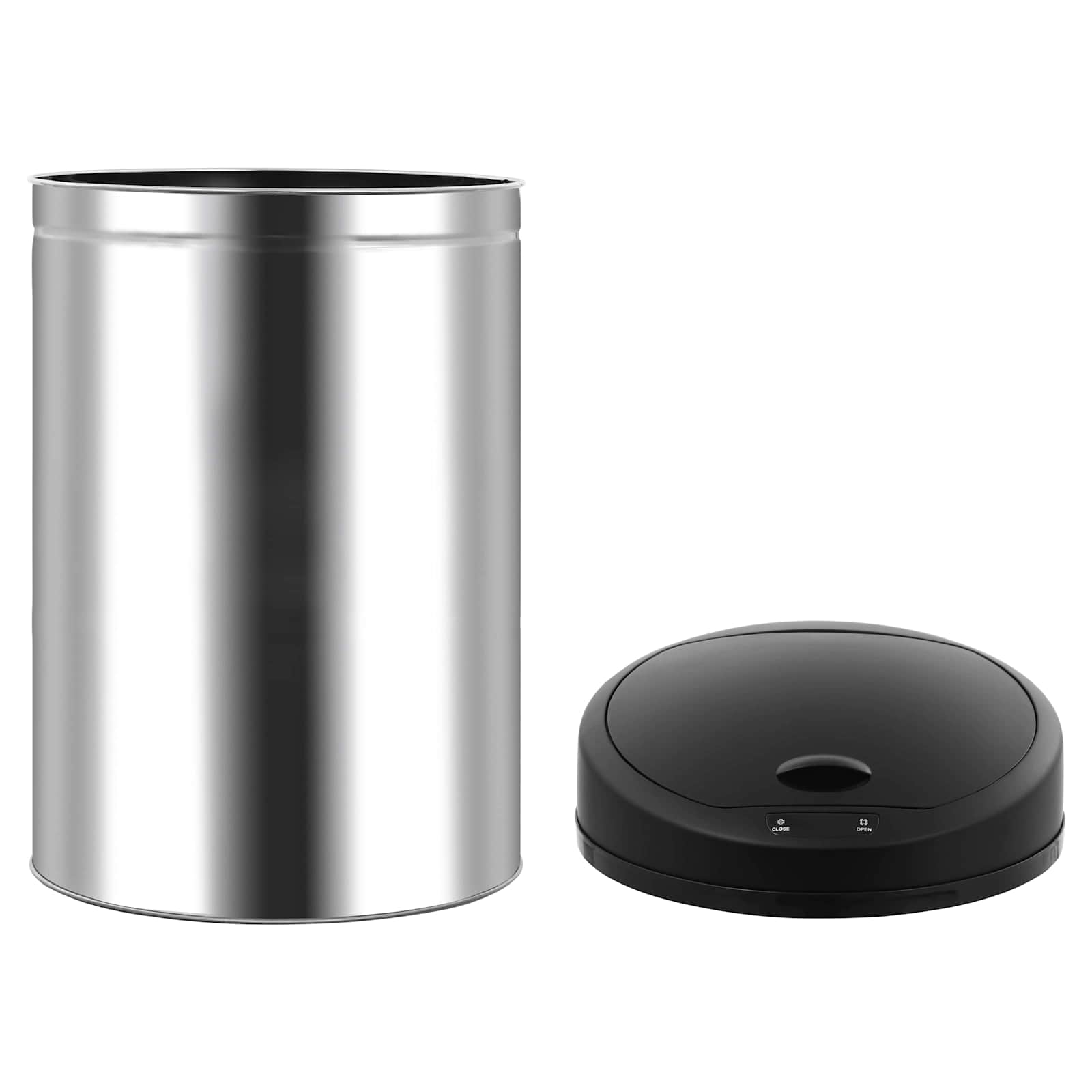 Cestini per la carta Nero Acciaio inossidabile 51153