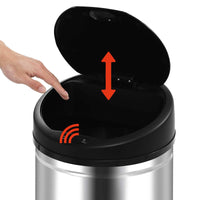 Cestini per la carta Nero Acciaio inossidabile 51153