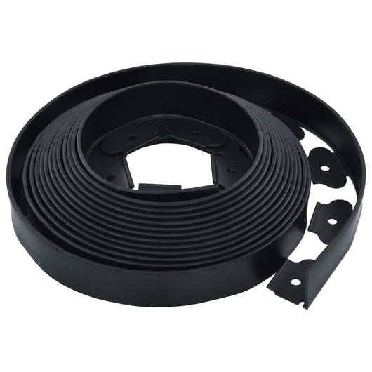 Bordura per Prato Flessibile con 30 Picchetti 10 m 5 cm 48614