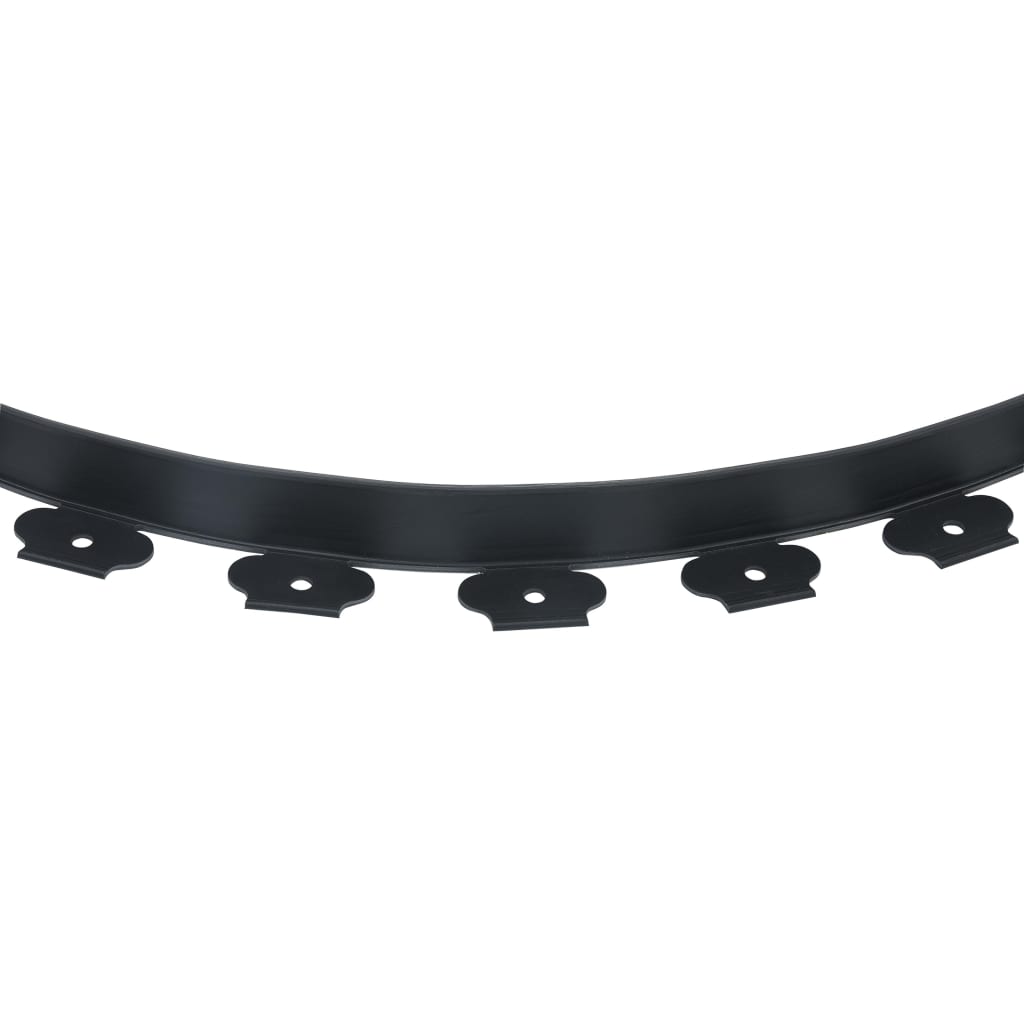 Bordura per Prato Flessibile con 30 Picchetti 10 m 5 cm 48614