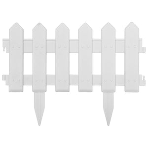 Bordi per Prato 25 pz Bianchi 10 m in PP 48616