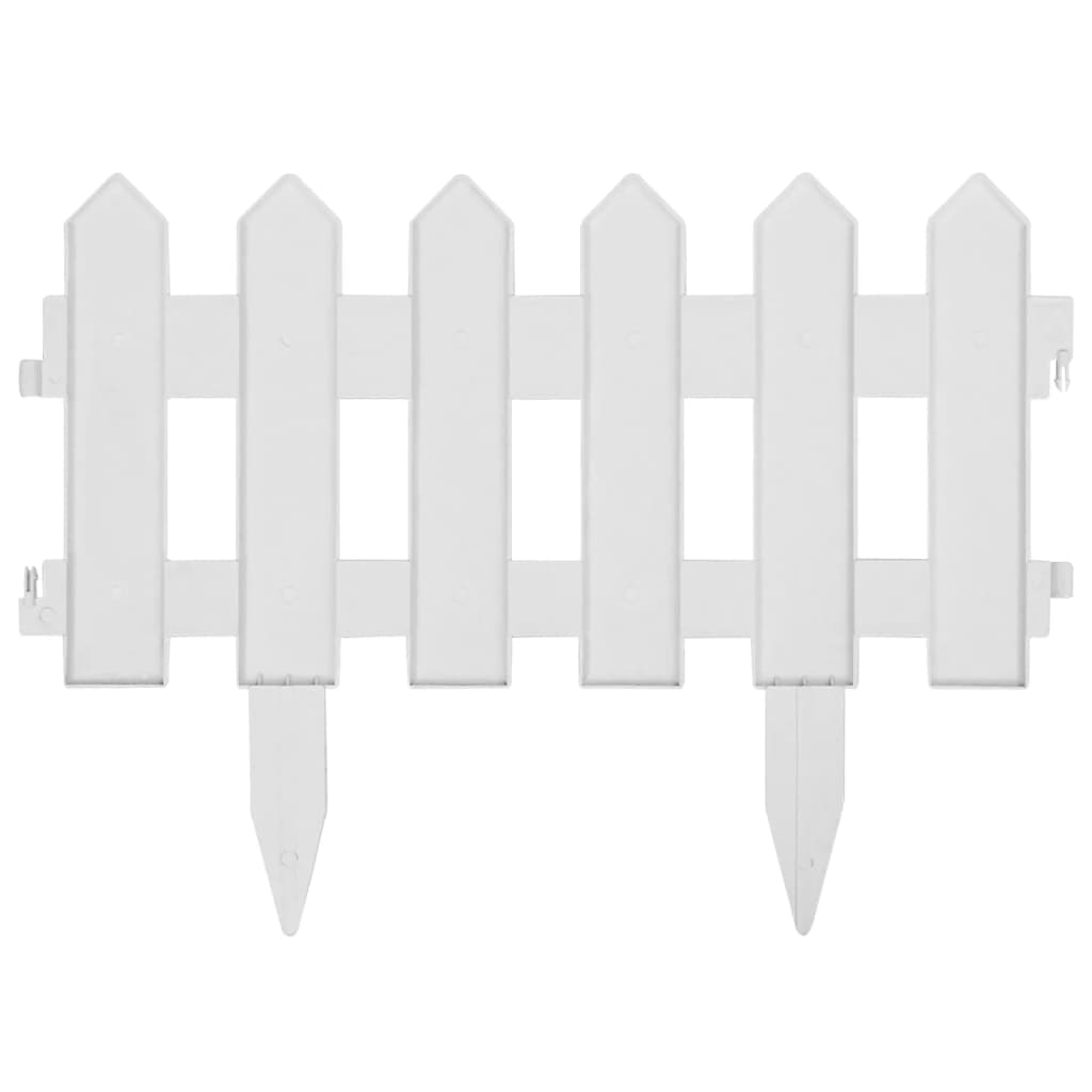 Bordature per Prato 25 pz Bianco 10 m in PP cod mxl 15022