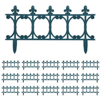 Bordature per Prato 16 pz Verde 10 m in PP 48619