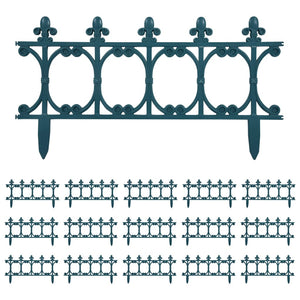 Bordature per Prato 16 pz Verde 10 m in PP 48619