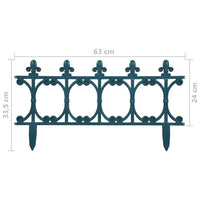 Bordature per Prato 16 pz Verde 10 m in PP cod mxl 9760