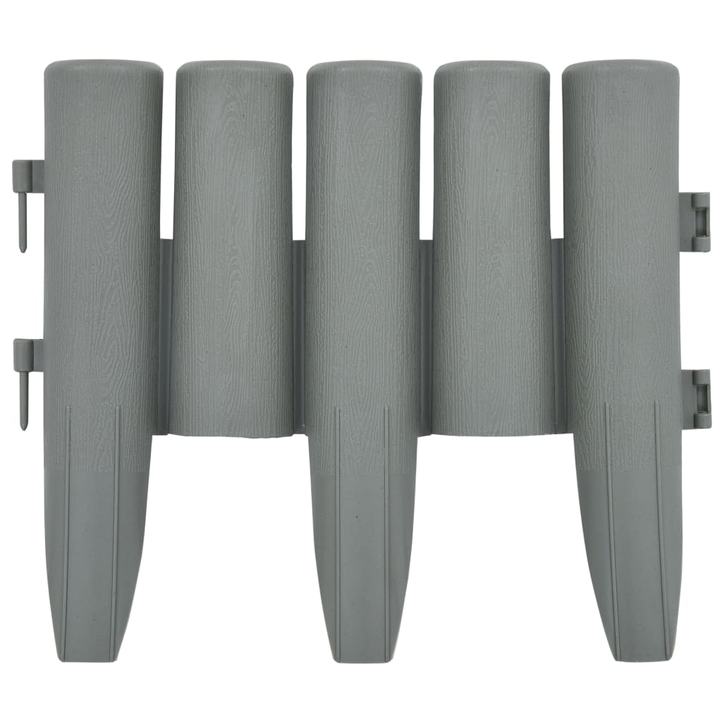 Bordature per Prato 36 pz Grigie 10 m in PP 48621