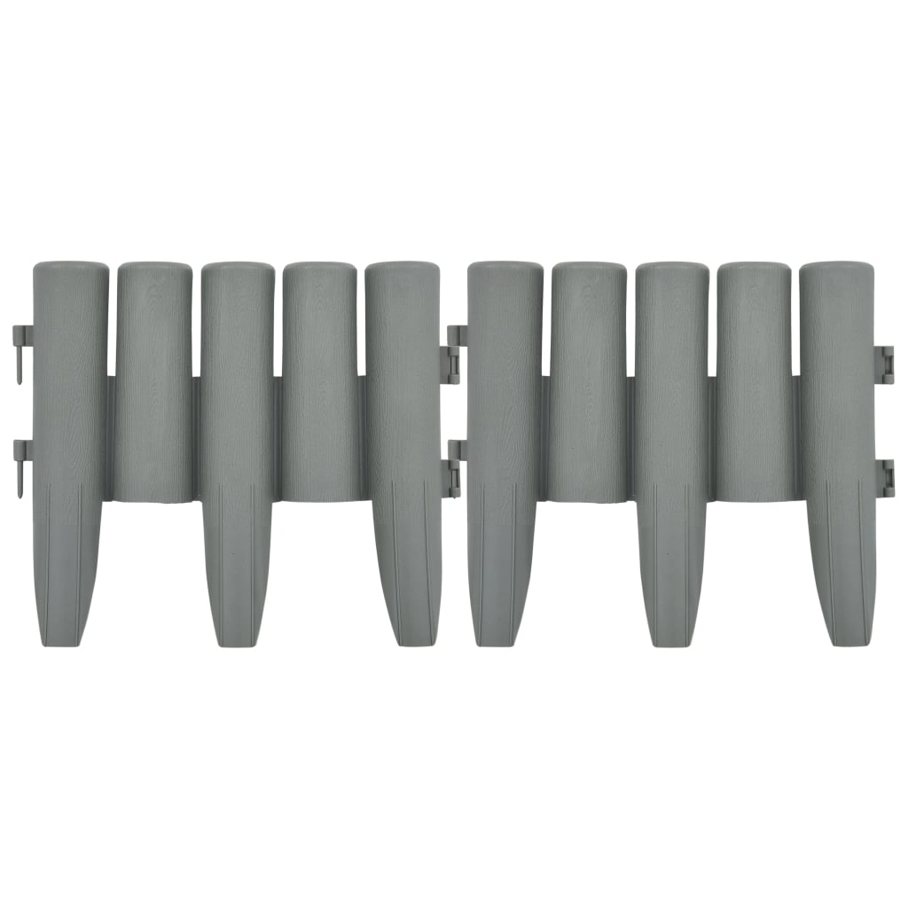 Bordature per Prato 36 pz Grigie 10 m in PP 48621