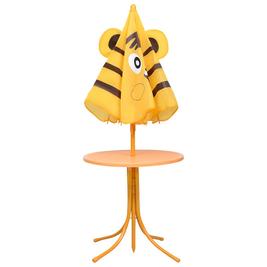 Set da Bistrot da Giardino per Bambini con Ombrellone Giallo 48100