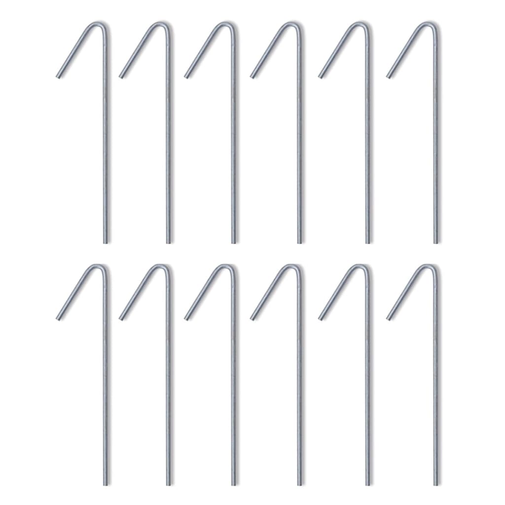 Gazebo Pieghevole con 4 Pareti 3x6m Acciaio Blu 48865