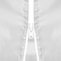 Tenda Pieghevole Pop-Up con 5 Pareti Laterali 3x9 m Bianca 48873