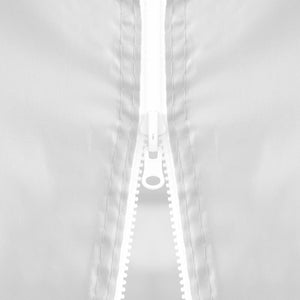 Tenda Pieghevole Pop-Up con 5 Pareti Laterali 3x9 m Bianca 48873