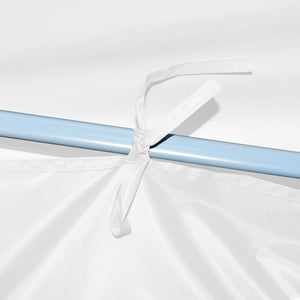 Tenda Pieghevole Pop-Up con 5 Pareti Laterali 3x9 m Bianca 48873