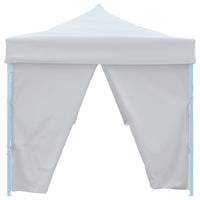 Tenda Pieghevole Pop-Up con 8 Pareti Laterali 3x9 m Bianca cod mxl 67865