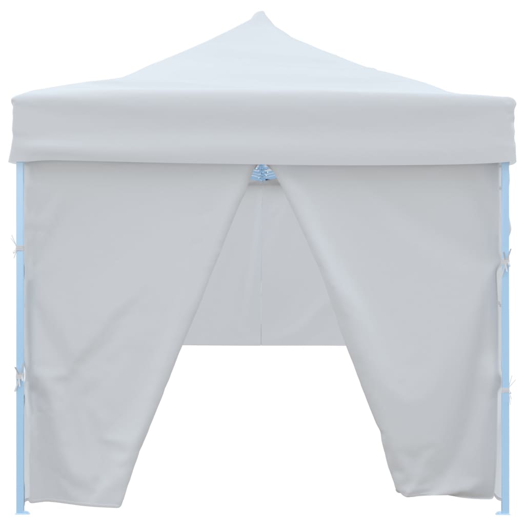 Tenda Pieghevole Pop-Up con 8 Pareti Laterali 3x9 m Bianca cod mxl 67865