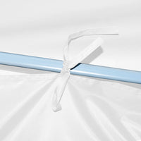 Tenda Pieghevole Pop-Up con 8 Pareti Laterali 3x9 m Bianca cod mxl 67865