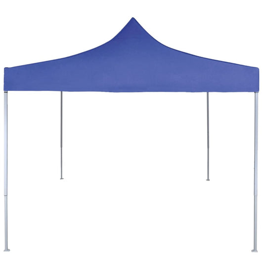 Gazebo Professionale Pieghevole 2x2 m in Acciaio Blu 48877