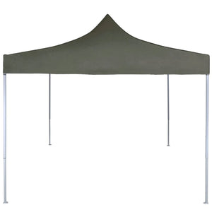 Gazebo Professionale Pieghevole 2x2m in Acciaio Antracite 48883
