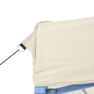 Gazebo Professionale Pieghevole 3x4m Acciaio Crema