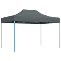 Gazebo Professionale Pieghevole 3x4m in Acciaio Antracite 48895