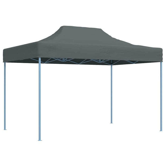 Gazebo Professionale Pieghevole 3x4m in Acciaio Antracite 48895