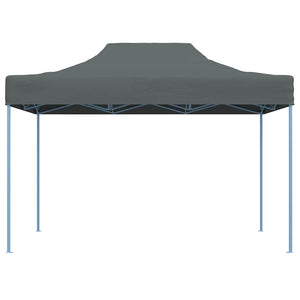 Gazebo Professionale Pieghevole 3x4m in Acciaio Antracite 48895
