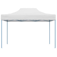 Gazebo Professionale Pieghevole 280x410x315 cm Acciaio Bianco 48898
