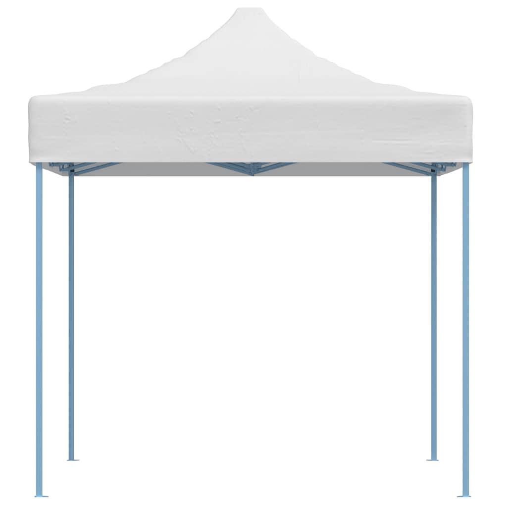 Gazebo Professionale Pieghevole 280x410x315 cm Acciaio Bianco 48898