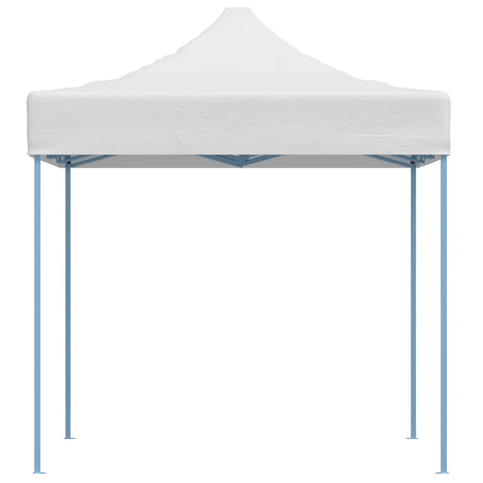 Gazebo Professionale Pieghevole 280x410x315 cm Acciaio Bianco 48898