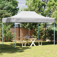 Gazebo Professionale Pieghevole 280x410x315 cm Acciaio Bianco 48898