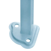 Gazebo Professionale Pieghevole 3 Pareti 280x410x315 cm Acciaio Bianco 48899