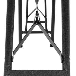 Panchine da Giardino Pieghevoli 2 pz 180 cm in HDPE Nere