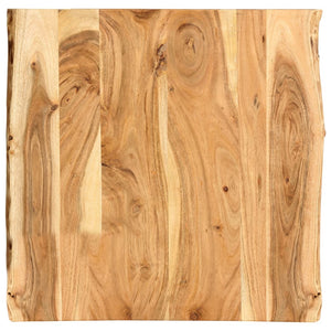 Piano del Tavolo in Legno Massello di Acacia 58x(50-60)x2,5 cm cod mxl 69865
