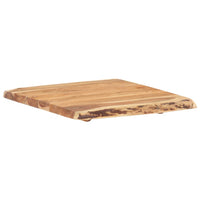 Piano del Tavolo in Legno Massello di Acacia 58x(50-60)x3,8 cm 286328