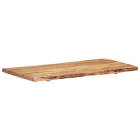 Piano del Tavolo in Legno Massello di Acacia 118x(50-60)x3,8 cm 286334