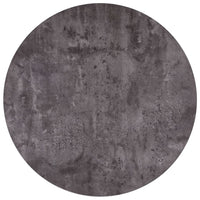 Tavolo da Pranzo Cemento e Nero 90x73,5 cm in MDF 248303