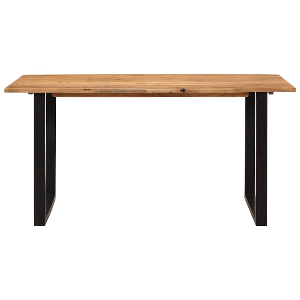 Tavolo da Pranzo 154x80x76 cm in Legno Massello di Acacia 286473