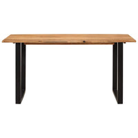 Tavolo da Pranzo 154x80x76 cm in Legno Massello di Acacia 286473