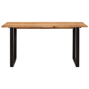 Tavolo da Pranzo 154x80x76 cm in Legno Massello di Acacia 286473