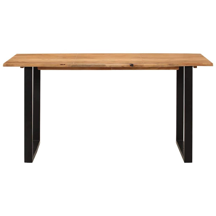 Tavolo da Pranzo 154x80x76 cm in Legno Massello di Acacia 286473