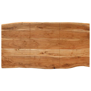 Tavolo da Pranzo 154x80x76 cm in Legno Massello di Acacia 286473