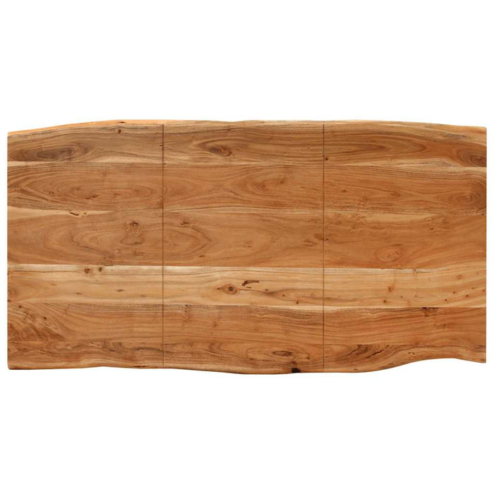 Tavolo da Pranzo 154x80x76 cm in Legno Massello di Acacia 286473