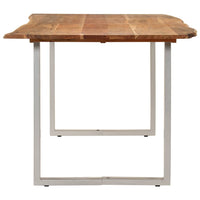 Tavolo da Pranzo 180x90x76 cm in Legno Massello di Acacia 286476