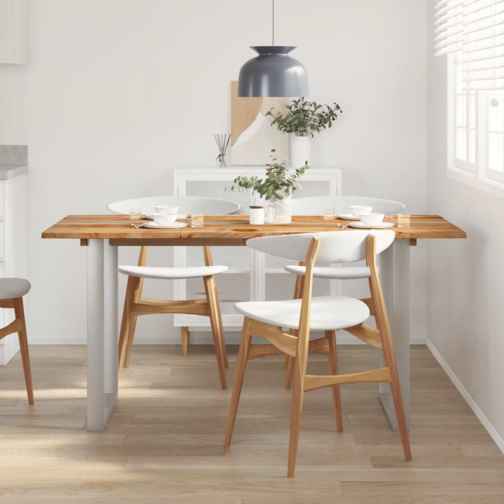 Tavolo da Pranzo 154x80x76 cm in Legno Massello di Acacia 286477