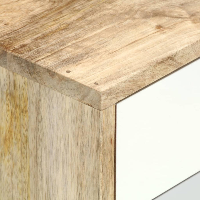 Comodino 47x35x59 cm in Legno Massello di Mango 286481