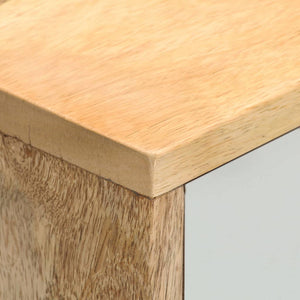 Mobile Porta TV 110x35x48 cm Legno Massello di Mango 286483