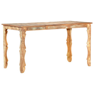 Tavolo da Pranzo 140x70x76 cm in Legno Massello di Recupero 286489