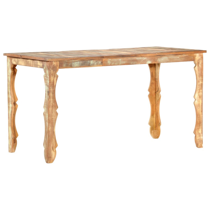 Tavolo da Pranzo 140x70x76 cm in Legno Massello di Recupero 286489