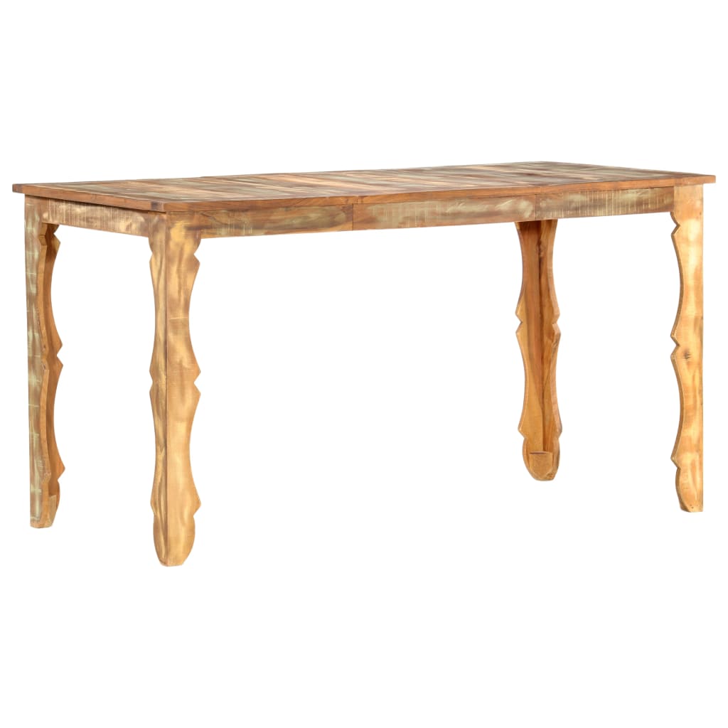 Tavolo da Pranzo 140x70x76 cm in Legno Massello di Recupero 286489