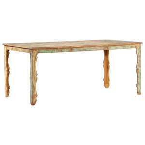 Tavolo da Pranzo 180x90x76 cm in Legno Massello di Recupero 286491