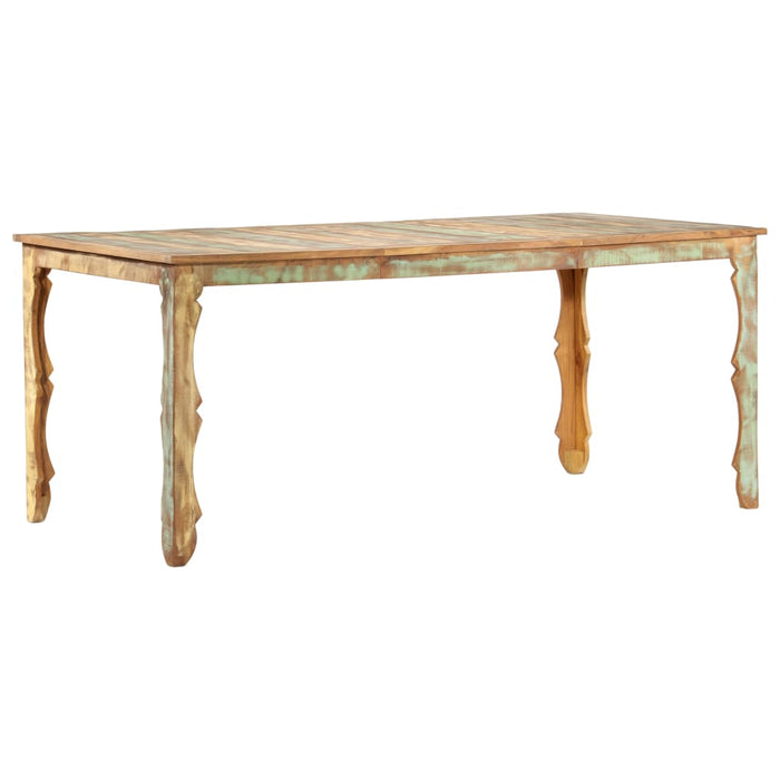 Tavolo da Pranzo 180x90x76 cm in Legno Massello di Recupero 286491